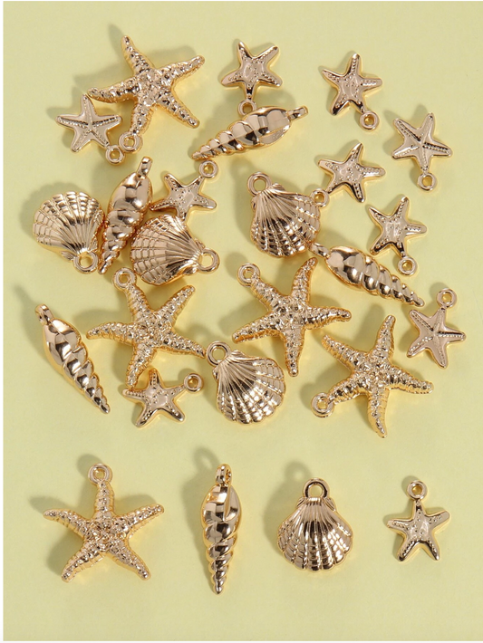 25 Starfish and Shell Pendants